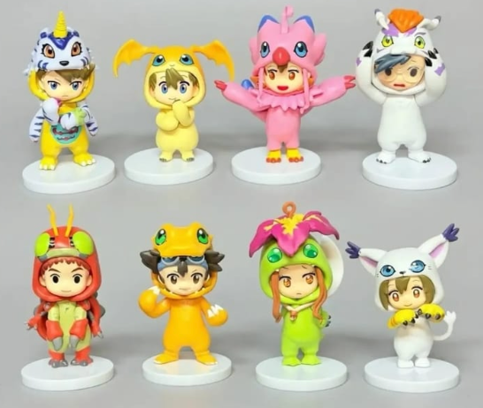 Figura Digimon Disfraz 9 cm Evolución Base