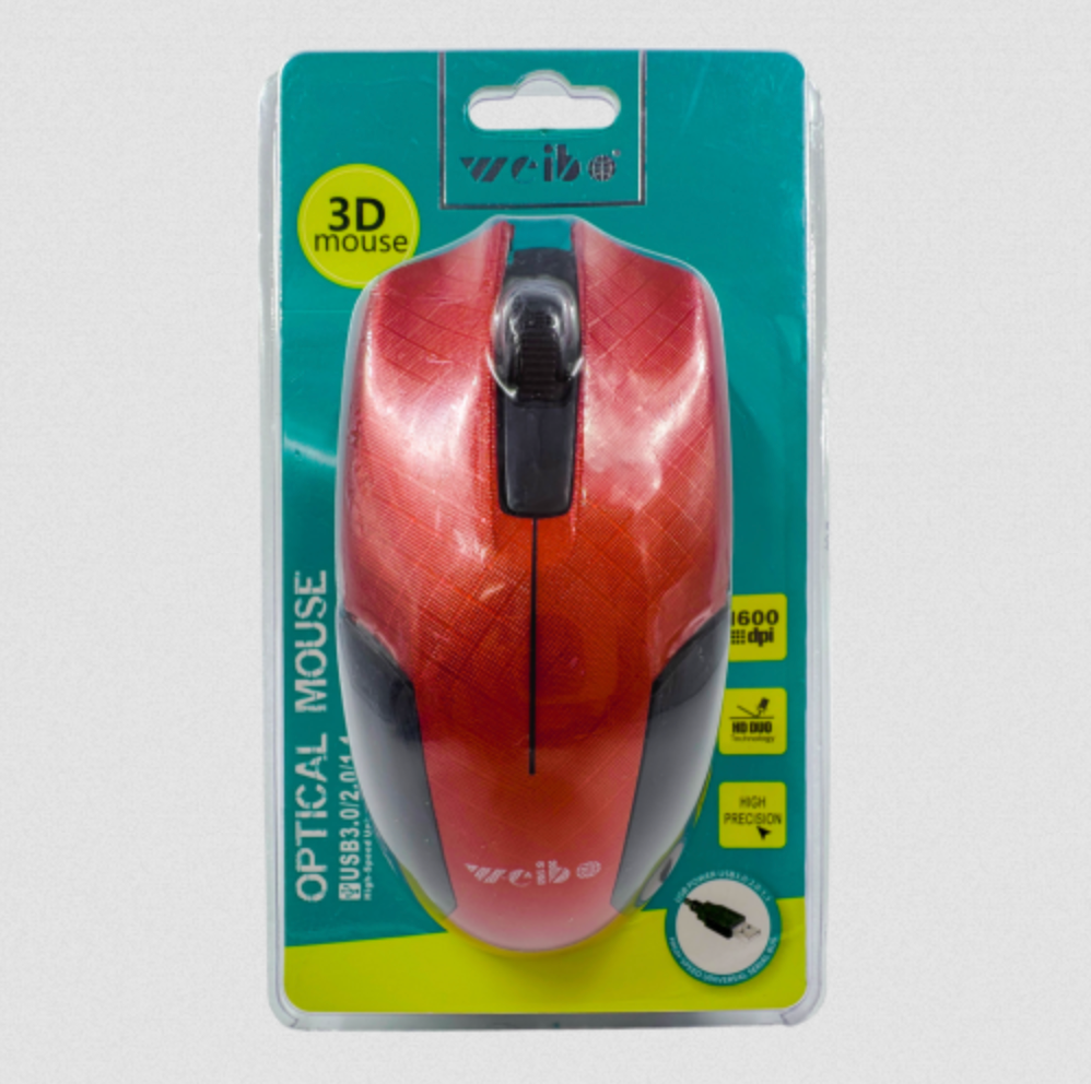 Mouse FC-145 rojo