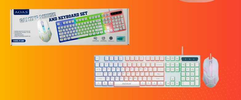 Combo teclado + mouse gaming M-400