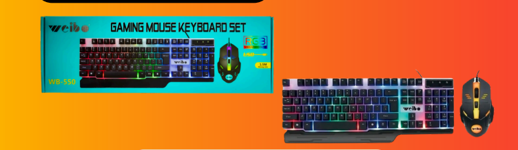 Combo teclado + mouse gaming WB-550